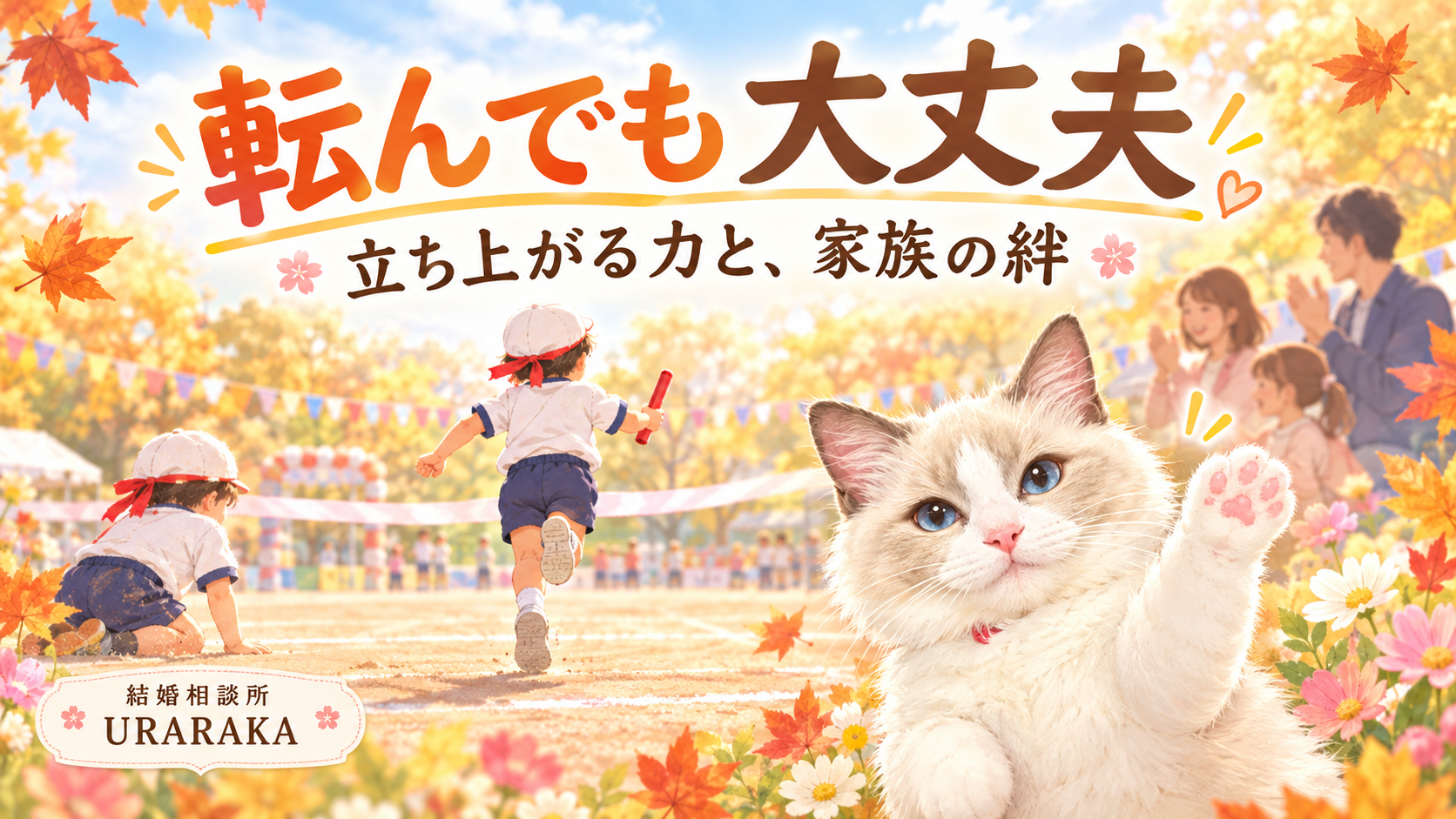 【6人子育て日記】末っ子最後の保育園運動会！転んでも立ち上がる姿と温かい家族の絆